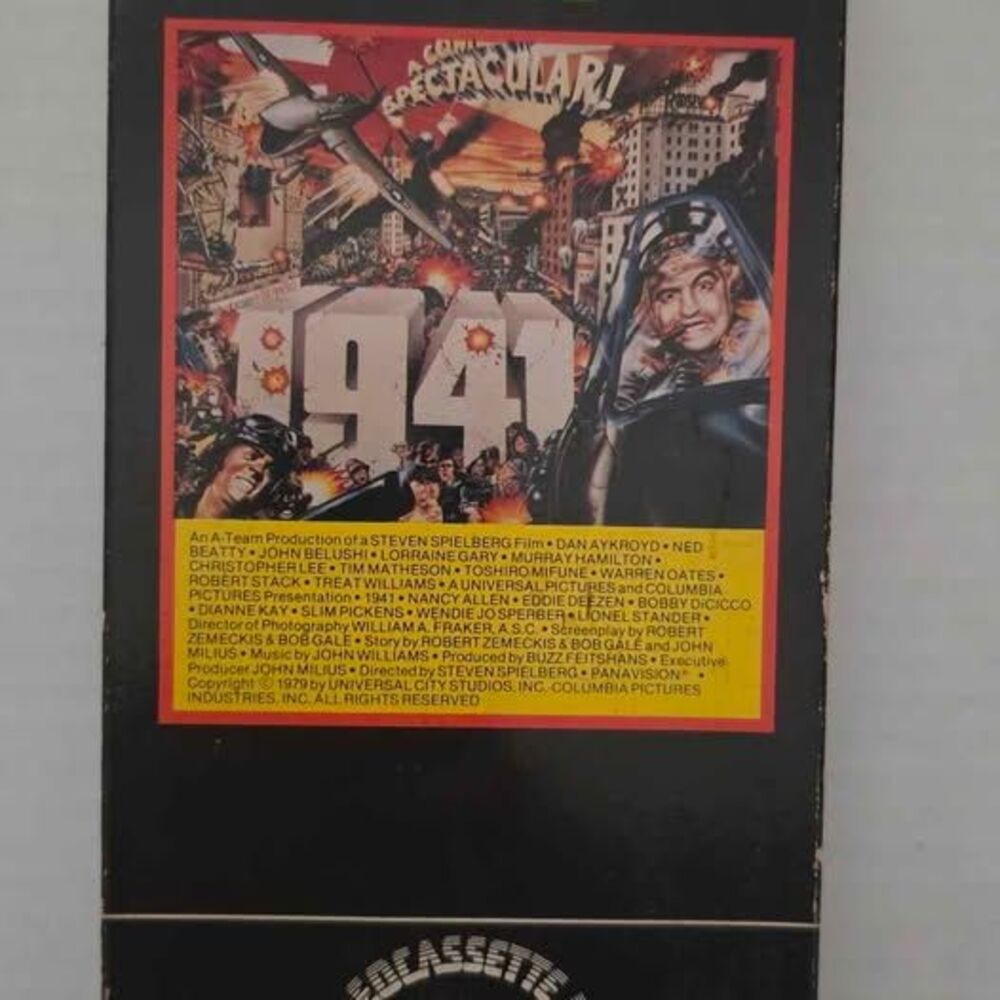 1941 Steven Spielberg VHS MCA Videocassette